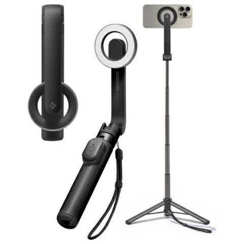 Spigen Selfiestick S571W MagSafe Tripod Bluetooth czarny/black AMP07656