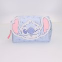 Torba podróżna Stitch Niebieski 100 % Poliuretan 17 x 10 x 7 cm