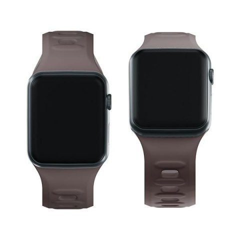 3MK Silicone Watch Strap brązowy/taupedla Apple Watch 42/44/45/49mm