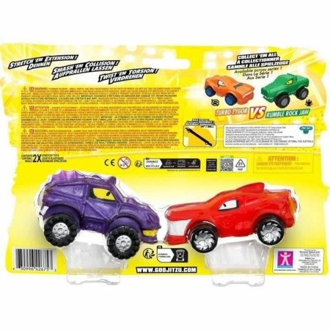 Figurka superbohatera Moose Toys GOO MOBILES - BLAZAGON VS TREADS SHREDZ Czerwony