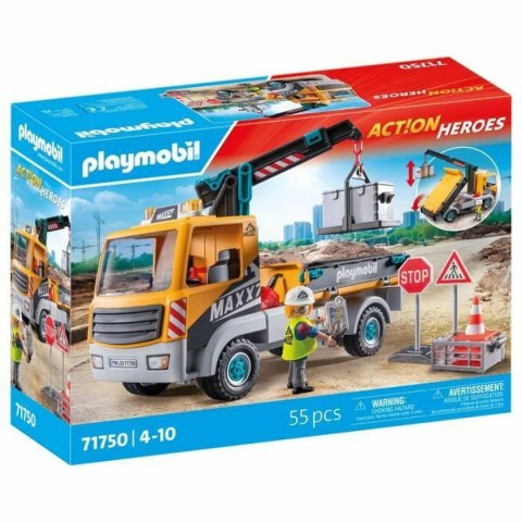 Ciężarówka z Dźwigiem Playmobil 71750 Niebieski