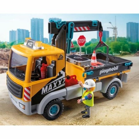 Ciężarówka z Dźwigiem Playmobil 71750 Niebieski