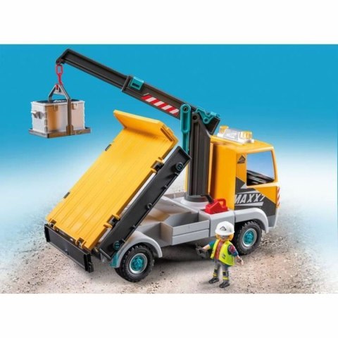 Ciężarówka z Dźwigiem Playmobil 71750 Niebieski