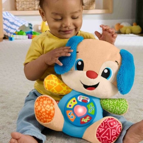 Pluszak Fisher-Price Laugh and Learn Puppy Progressive Awakening Musical Plush JFD20 Brązowy Plusz Muzyczne Pies