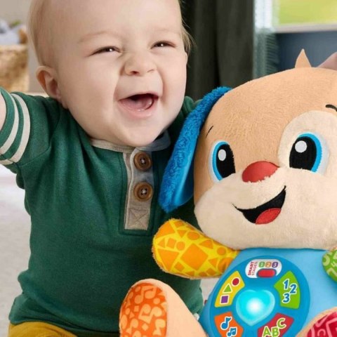 Pluszak Fisher-Price Laugh and Learn Puppy Progressive Awakening Musical Plush JFD20 Brązowy Plusz Muzyczne Pies