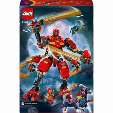 Zestaw do budowania Lego NINJAGO 71812 Kai's Ninja Climbing Robot Wielokolorowy