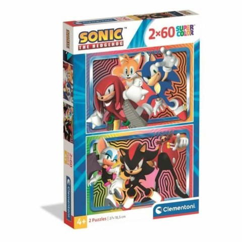 Układanka puzzle Clementoni Sonic (2 Sztuk)