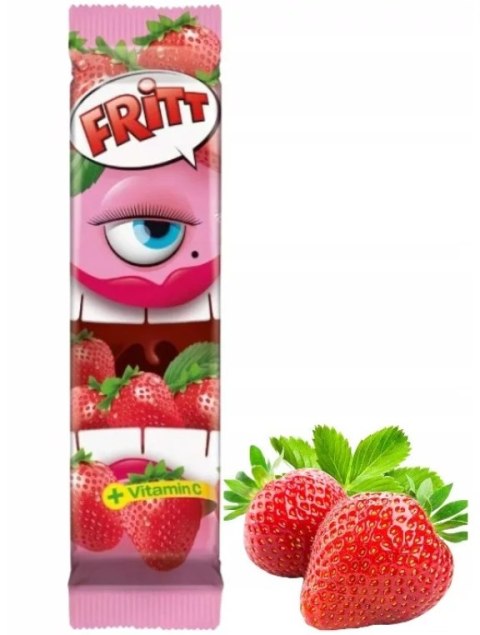 Fritt Strawberry Rozpuszczalna Guma do Żucia 70 g