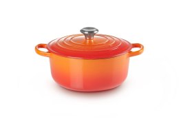 Le Creuset Signature Roaster okrągły piekarnik 22cm czerwony