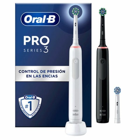 Elektryczna Szczoteczka do Zębów Oral-B PRO 3 3900N Czarny Różowy