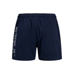 Strój kąpielowy Męski Jack & Jones JPSTMAUI JJSWIM SPLICE LOGO AKM Granatowy - L