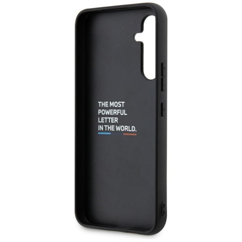 Etui BMW BMHCSA5422PTDK A54czarny/black Leather Stamp Tricolor