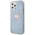 Guess GUHCP12LPCUJULLB iPhone12 Pro Max 6,7" niebieski/light blue hardcase Jeans Collection