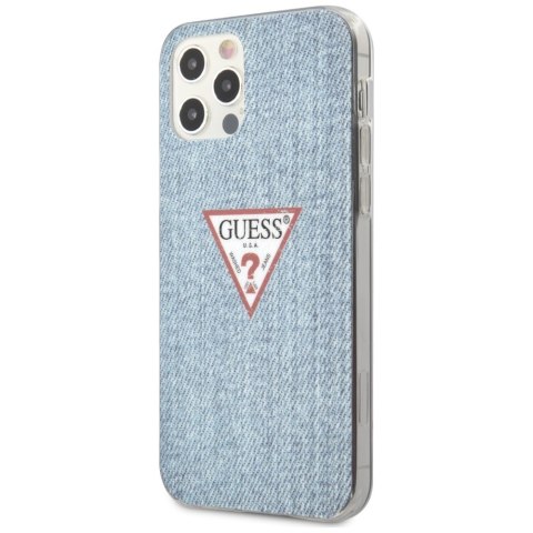 Guess GUHCP12LPCUJULLB iPhone12 Pro Max 6,7" niebieski/light blue hardcase Jeans Collection