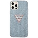 Guess GUHCP12LPCUJULLB iPhone12 Pro Max 6,7" niebieski/light blue hardcase Jeans Collection