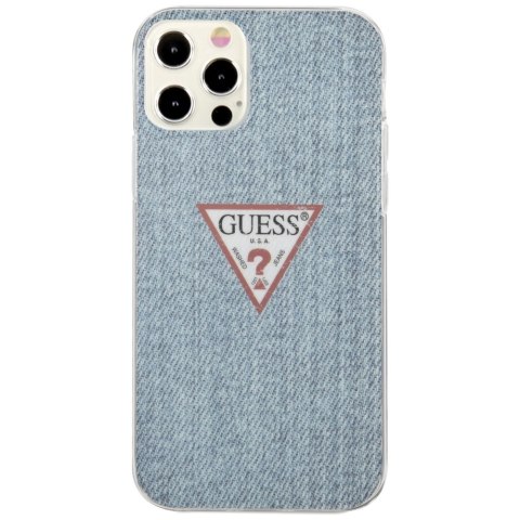 Guess GUHCP12LPCUJULLB iPhone12 Pro Max 6,7" niebieski/light blue hardcase Jeans Collection