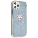 Guess GUHCP12LPCUJULLB iPhone12 Pro Max 6,7" niebieski/light blue hardcase Jeans Collection