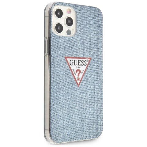 Guess GUHCP12LPCUJULLB iPhone12 Pro Max 6,7" niebieski/light blue hardcase Jeans Collection