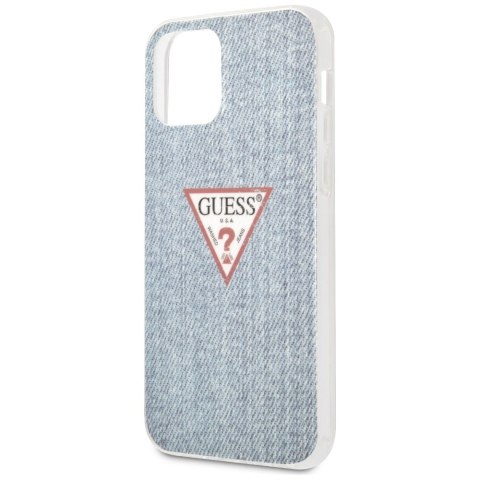 Guess GUHCP12LPCUJULLB iPhone12 Pro Max 6,7" niebieski/light blue hardcase Jeans Collection