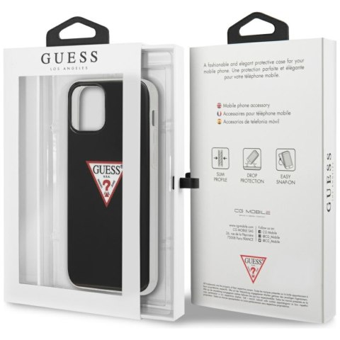 Guess GUHCP12MPCUCTLBK iPhone12/12 Pro 6,1" czarny/black hardcase Triangle Collection