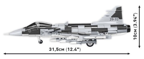 Klocki Armed Forces SAAB Jas 39 Gripen E 480 klocków
