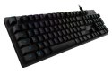 Logitech G 920-009352 klawiatura Gaming USB Angielski Carbon