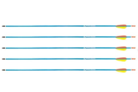 Strzały aluminiowe 30" BLUE Poe Lang - zestaw 5 szt