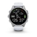 Zegarek sportowy Garmin Fenix 8 AMOLED 43mm Srebrny