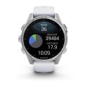 Zegarek sportowy Garmin Fenix 8 AMOLED 43mm Srebrny