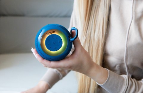 Głośnik bezprzewodowy Bluetooth 5W, BS-042, Niebieski