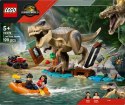Klocki Jurassic World 76975 Ucieczka rzeką przed tyranozaurem