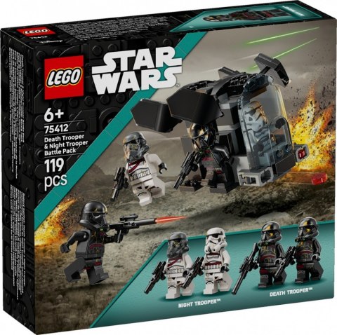 Klocki Star Wars 75412 Szturmowiec Śmierci i nocny szturmowiec - zestaw bitewny