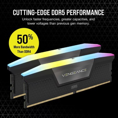 Pamięć DDR5 Vengeance RGB 48GB/6400 (2x24GB) CL36