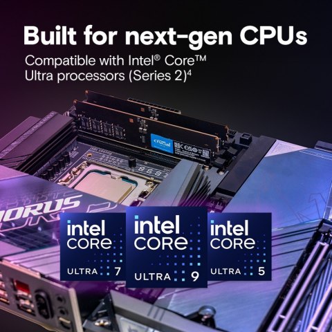 Pamięć DDR5 16GB/6400 CL52 CUDIMM