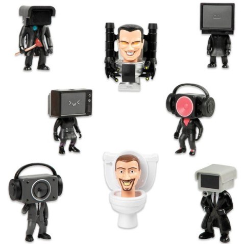 Skibidi Toilet - Tajemnicze figurki kolekcjonerskie