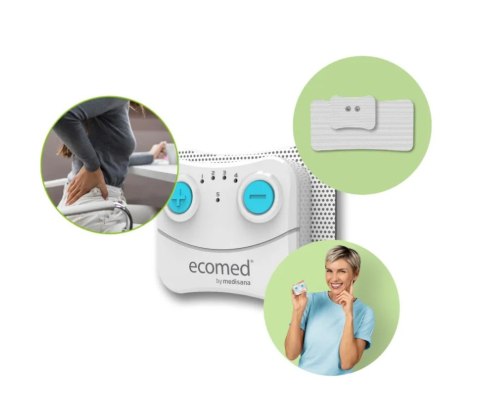 Bezprzewodowe urządzenie do terapii bólu TENS Ecomed by Medisana TT-10E