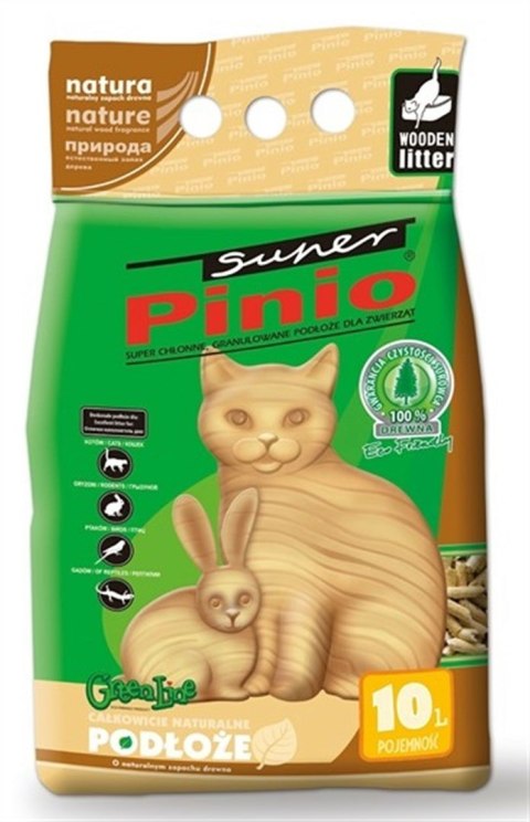 CERTECH Żwirek Super Pinio Naturalny 10l - żwirek drewniany dla kota