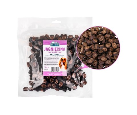 PETITTO - Sushi Jagnięcina z Rybą - przysmak dla psa - 500g