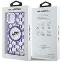 Karl Lagerfeld KLHMP15SHMCKMHU iPhone 156.1" fioletowy/purple IML Monogram Karl&Choupette Head MagSafe