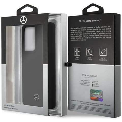 Mercedes MEHCS21LSILBK S21 Ultra G998czarny/black hardcase Silicone Line