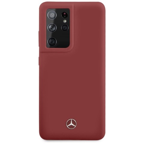 Mercedes MEHCS21LSILRE S21 Ultra G998czerwony/red hardcase Silicone Line