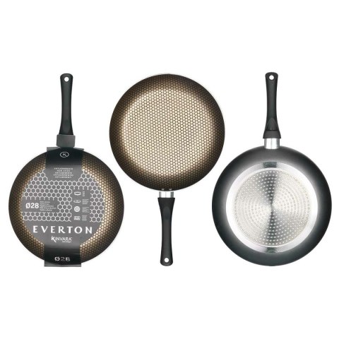 Patelnia nieprzywlekająca Kinvara Czarny Aluminium Bakelit Indukcja 28 cm