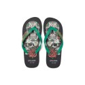 Klapki dla mężczyzn Jack & Jones JFWSKULLS FLIP FLOP 12280854 Czarny - 42-43
