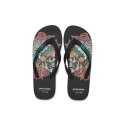 Klapki dla mężczyzn Jack & Jones JFWSKULLS FLIP FLOP 12280854 Czarny - 42-43