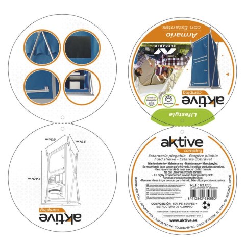 Szafka kempingowa Aktive 62 x 53 x 140 cm