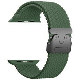Pasek Beline Woven Nylon Parachute do Apple Watch 38/40/41mm oliwkowy