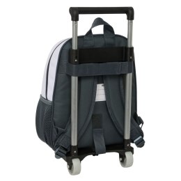 Plecak szkolny Real Madrid C.F. Biały 28 x 34 x 10 cm