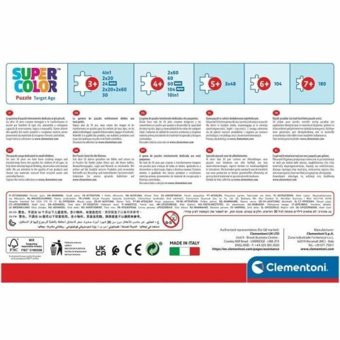 Układanka puzzle Clementoni (2 Sztuk)