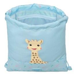 Worek na buty ze sznurkami Sophie la Girafe Niebieski 26 x 34 x 1 cm