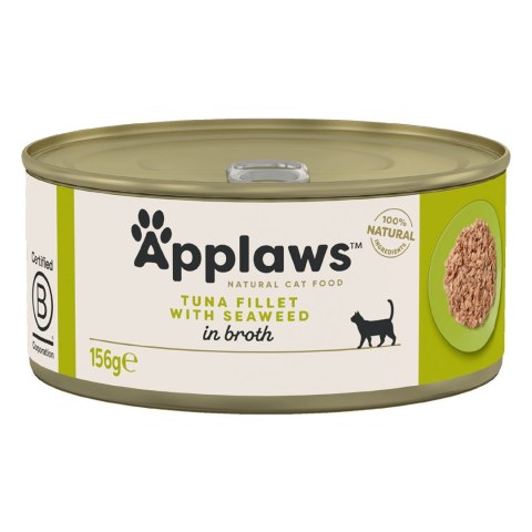 Applaws Cat Tin Tuna Fillet with Seaweed 156g